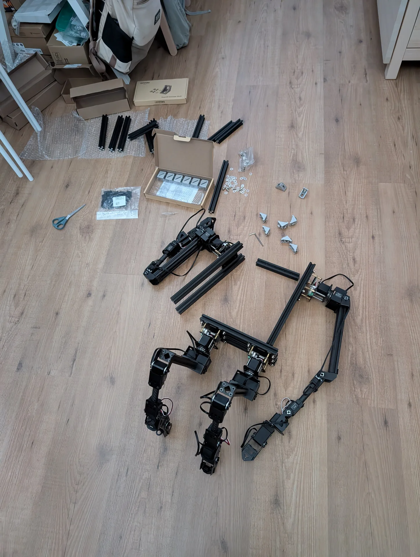 Gibbon Bot mk.2 assembly in progress