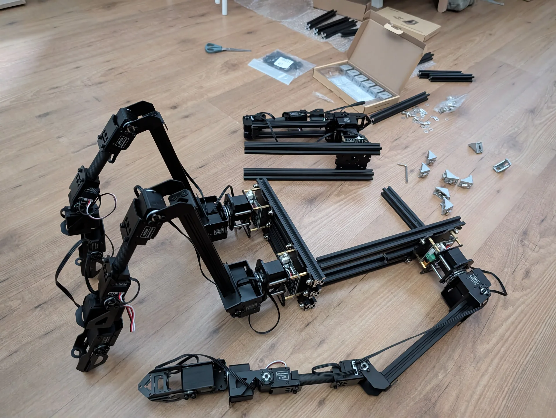 Gibbon Bot mk.2 assembly in progress