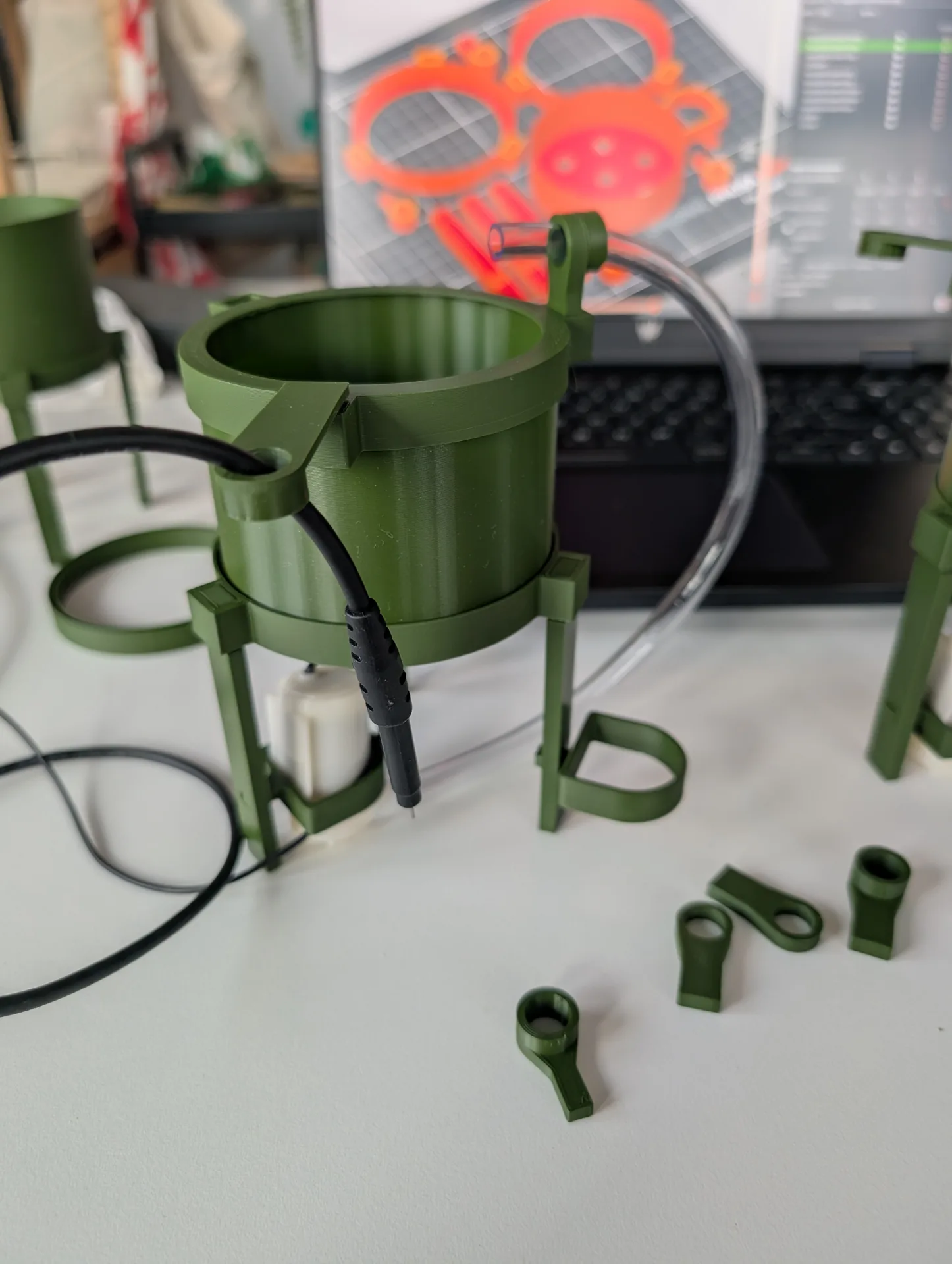 Myco tower pump assembly