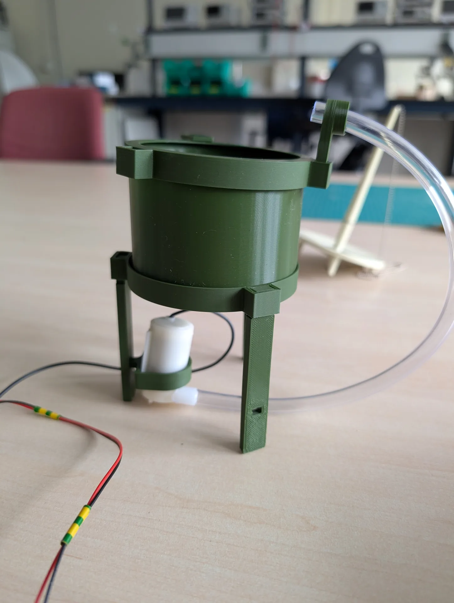 Myco tower on stand with pump