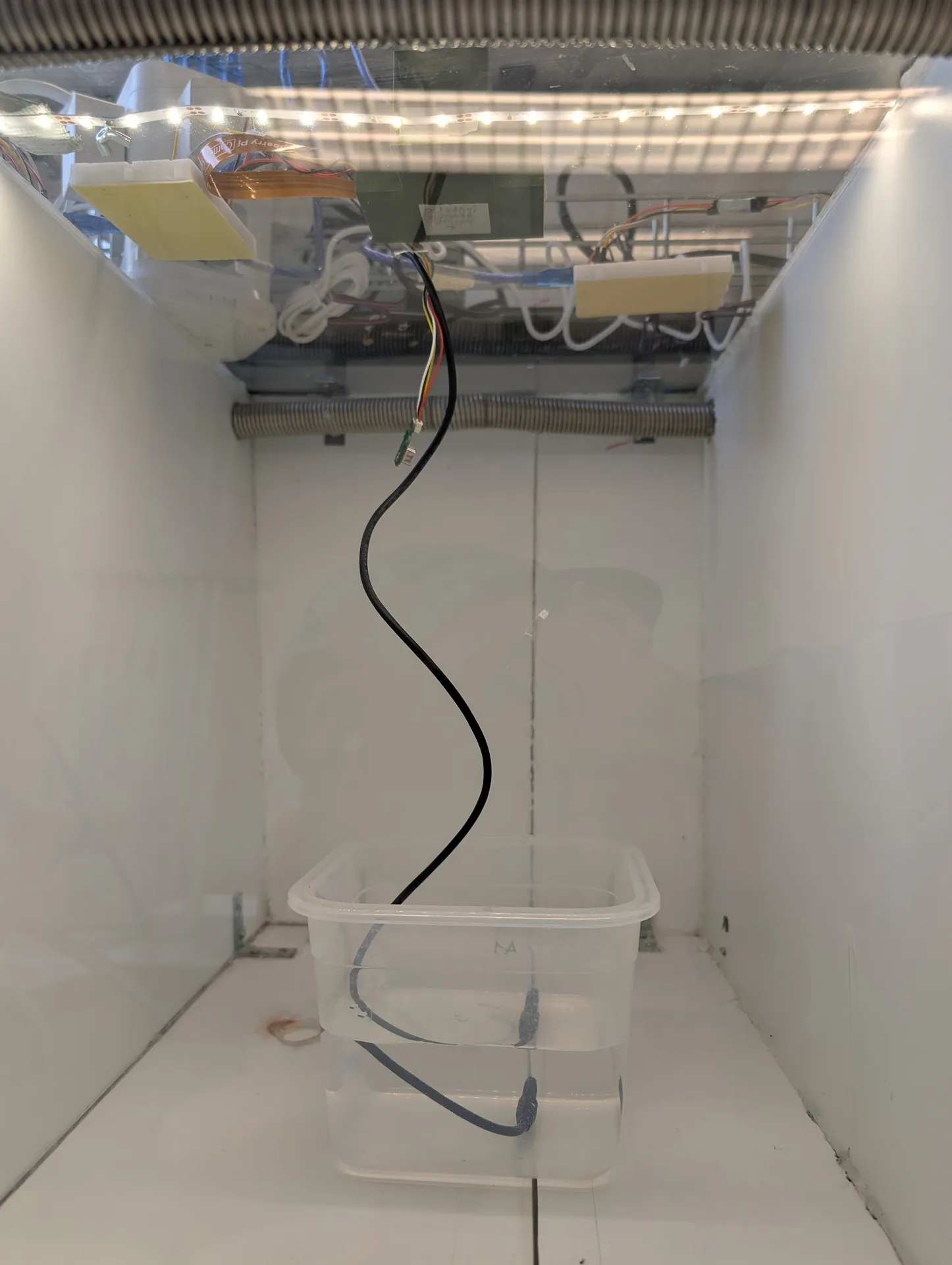 Water sensor in a MycoLab chamber